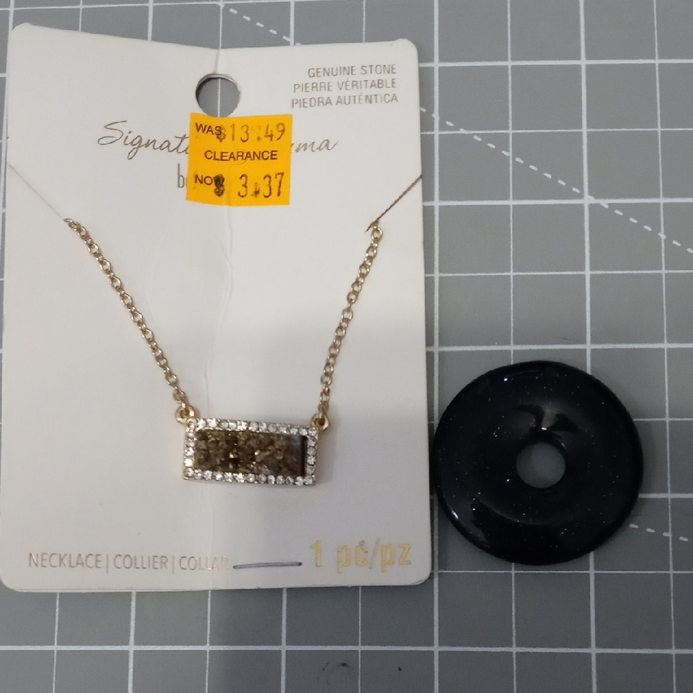 Signature Gold Necklace with Silver Accents